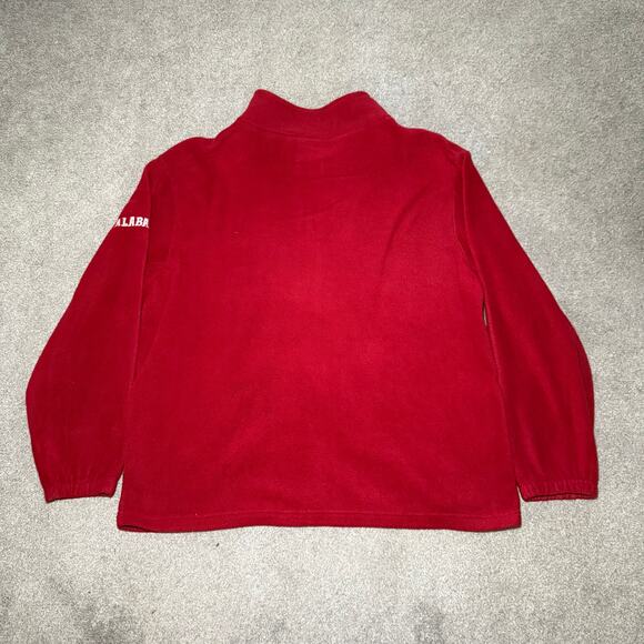 Alabama Crimson Tide Men's Full-Zip Fleece Jacket Pullover Size XXL Red - Picture 2 of 6